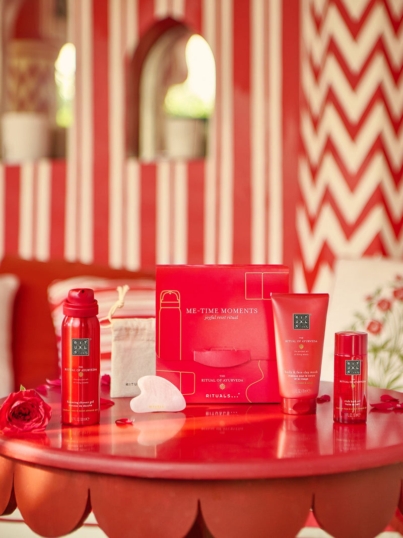 Rituals gift set sweet almond oil and Indian rose, UK version
