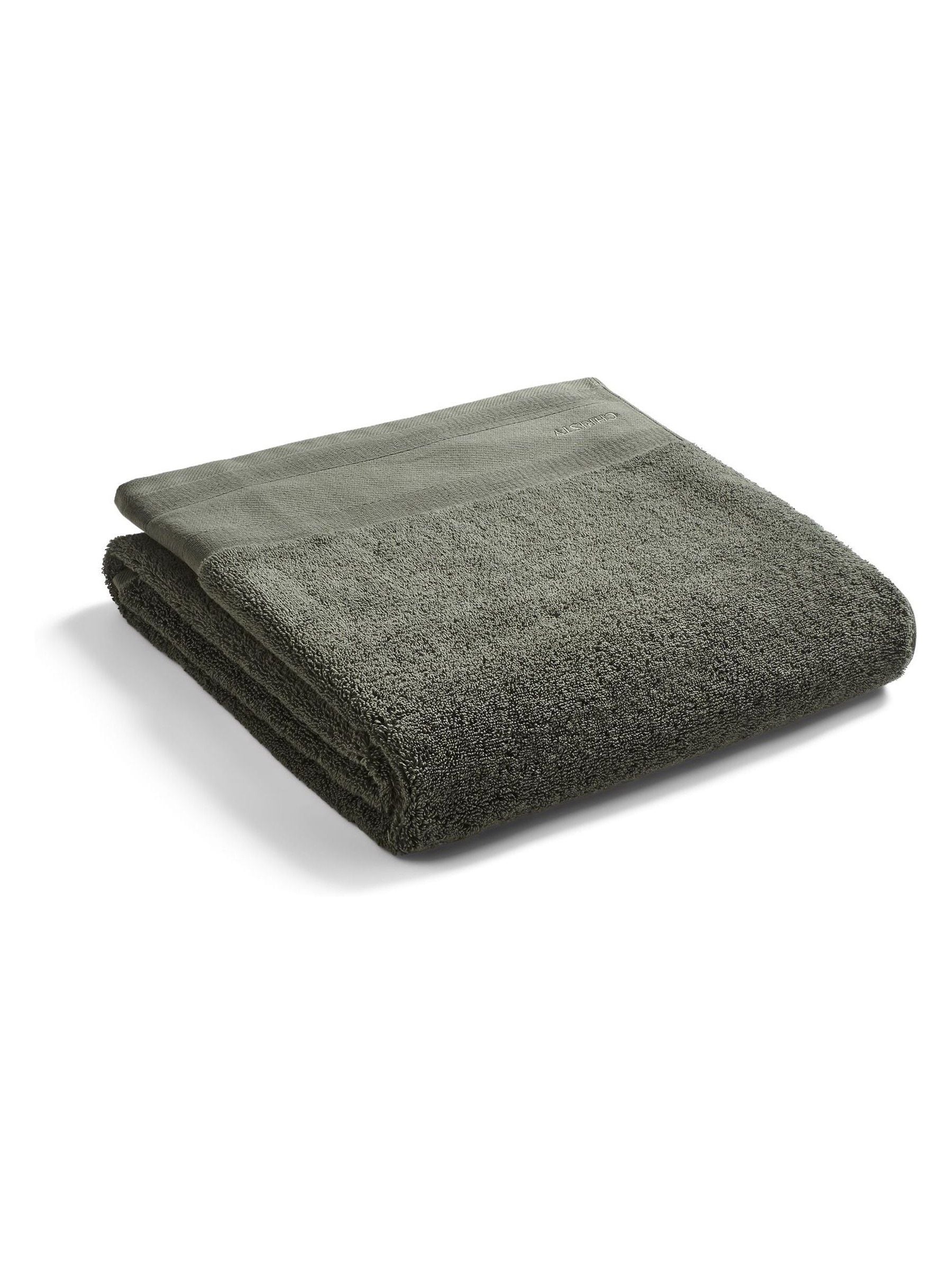 Christy Signature towel forest green 800GSM - British product