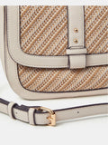 Accessorize cream woven crossbody bag 17cm x 22cm - British product