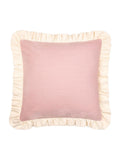 Wylder Effie cotton ruffle cushion 45x45cm (British brand)