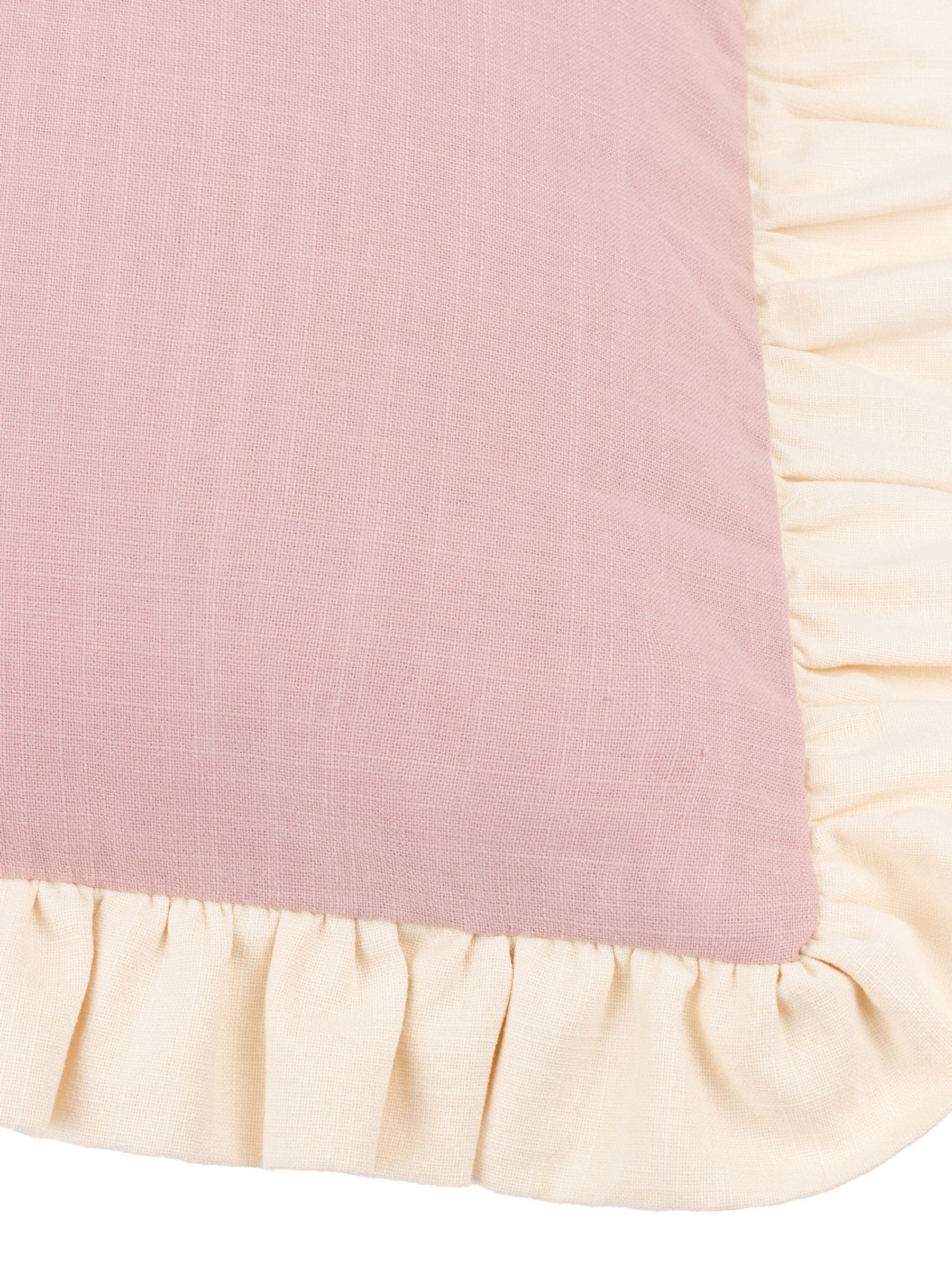 Wylder Effie cotton ruffle cushion 45x45cm (British brand)