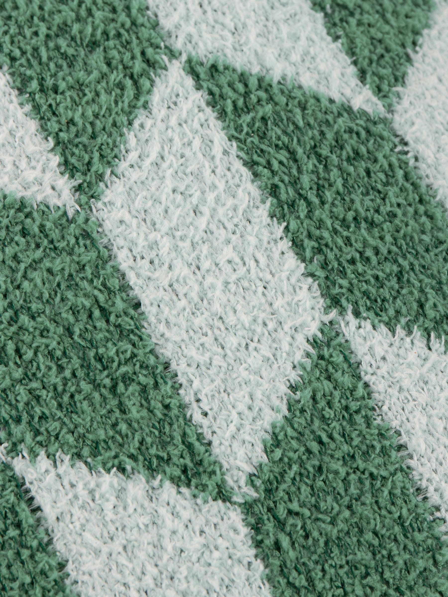 Furn Good For You green geometric cushion 45x45cm, UK version