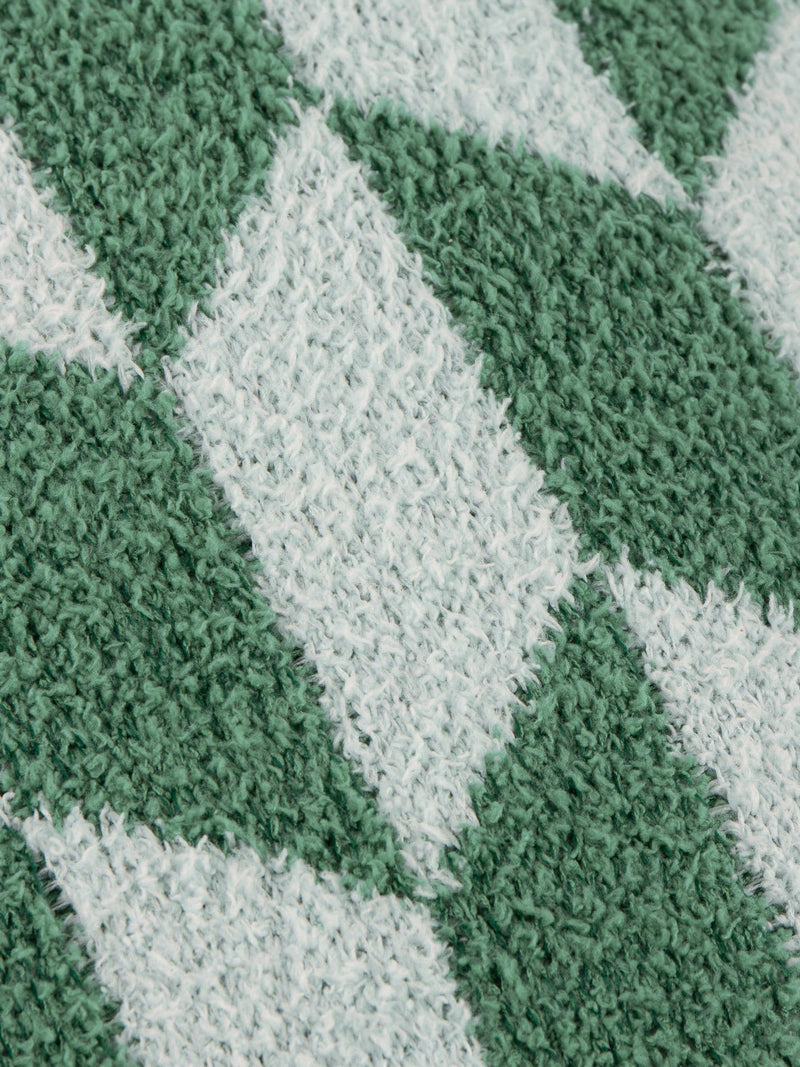 Furn Good For You green geometric cushion 45x45cm, UK version