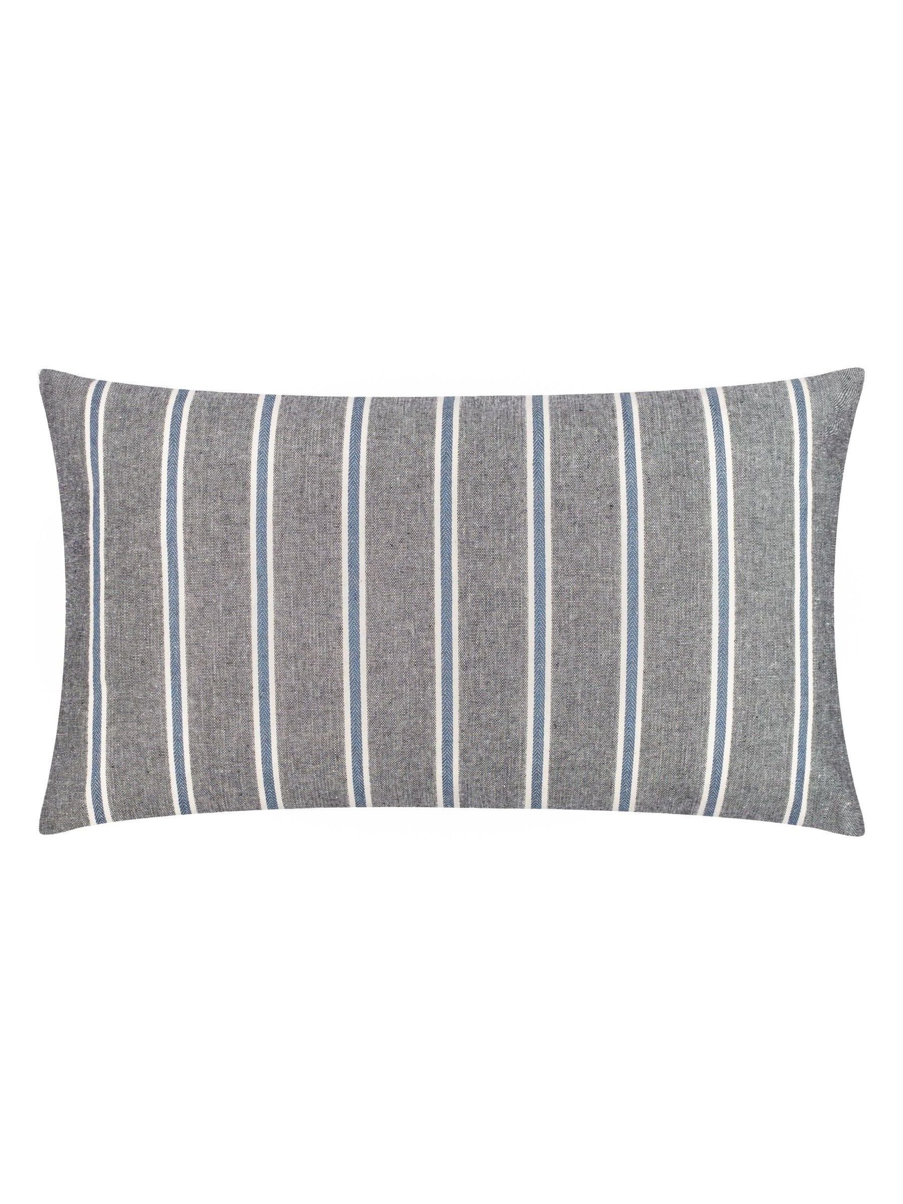 Wylder Navy Abersoch Regatta Feather Filled Cushion