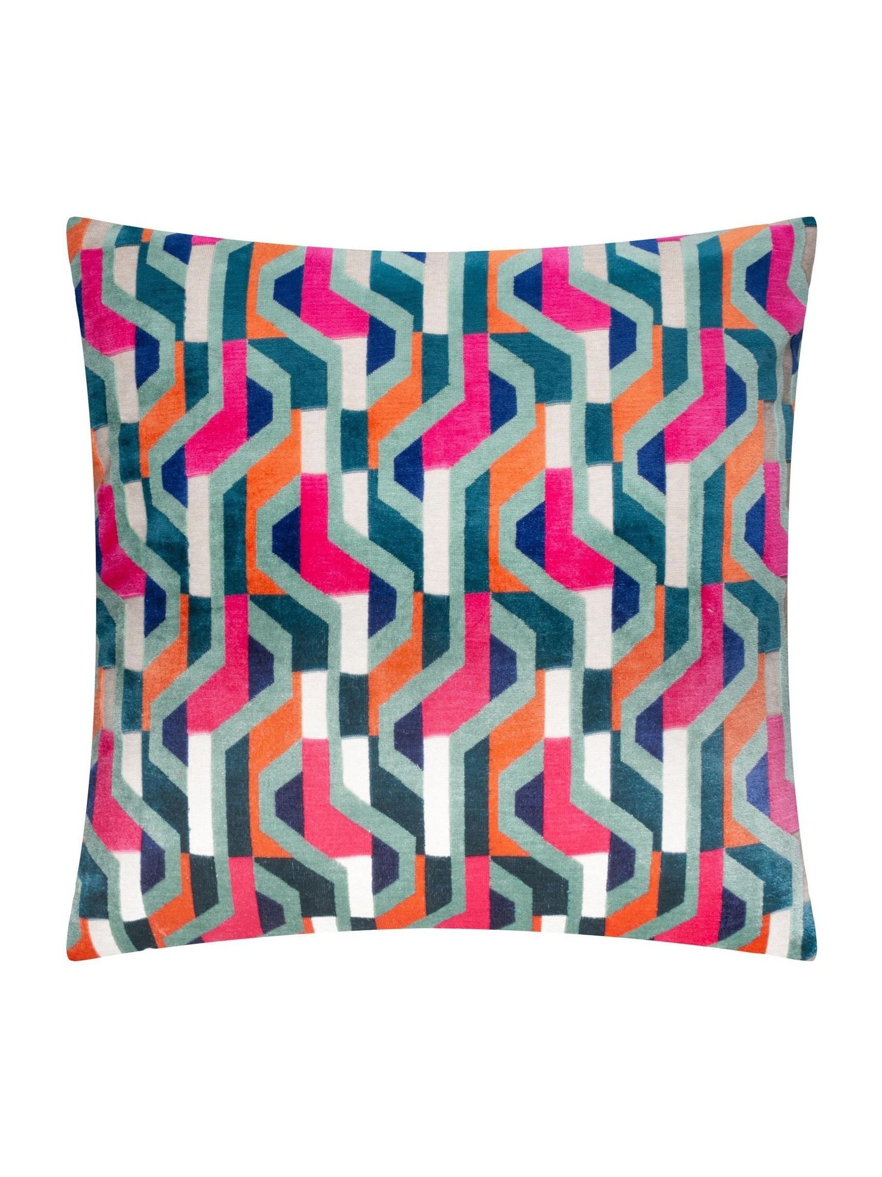 Furn Metro Prism Velvet Cushion 45x45 cm, UK version