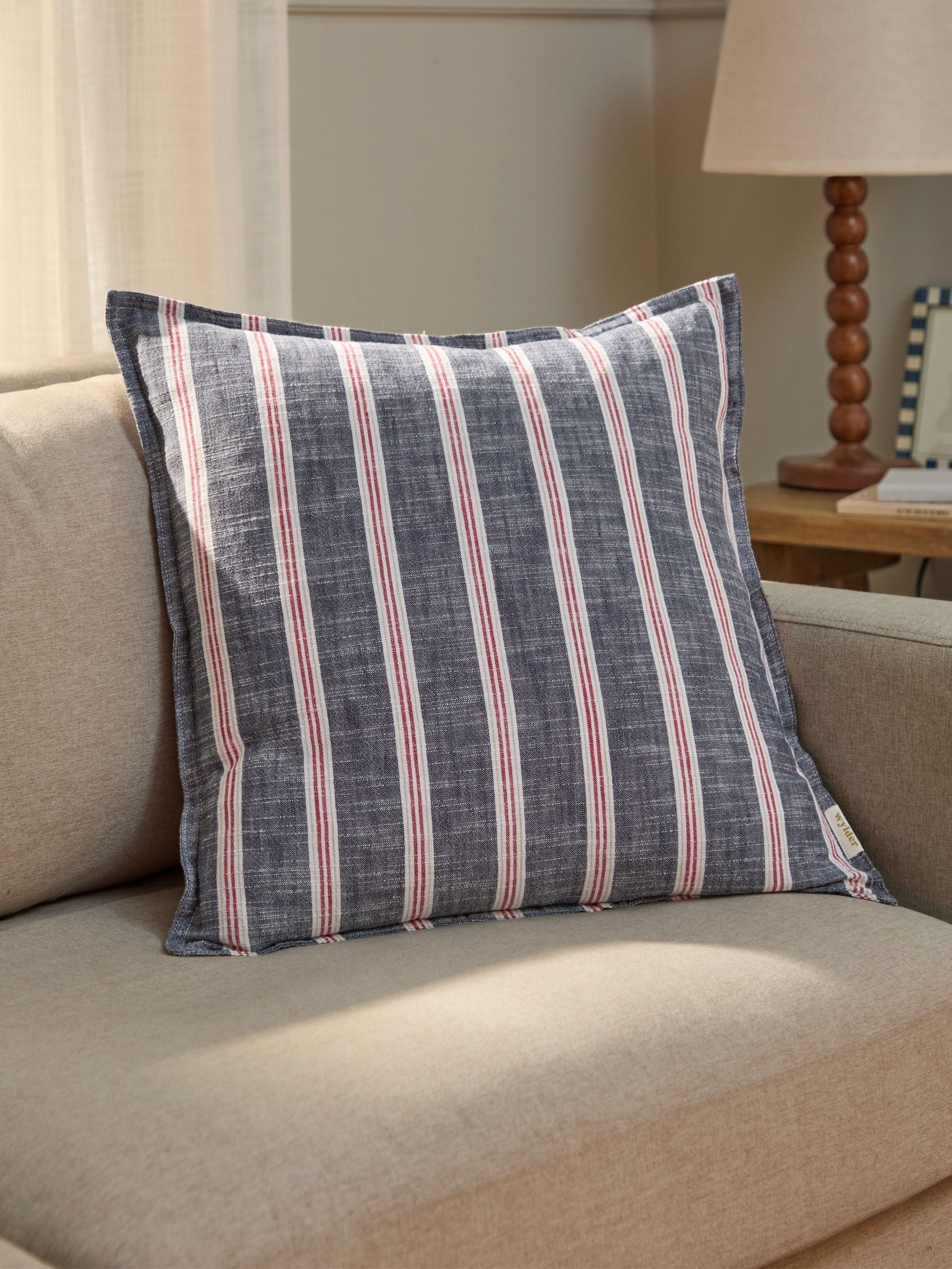 Wylder Regatta Red Abersoch Regatta Feather Filled Cushion