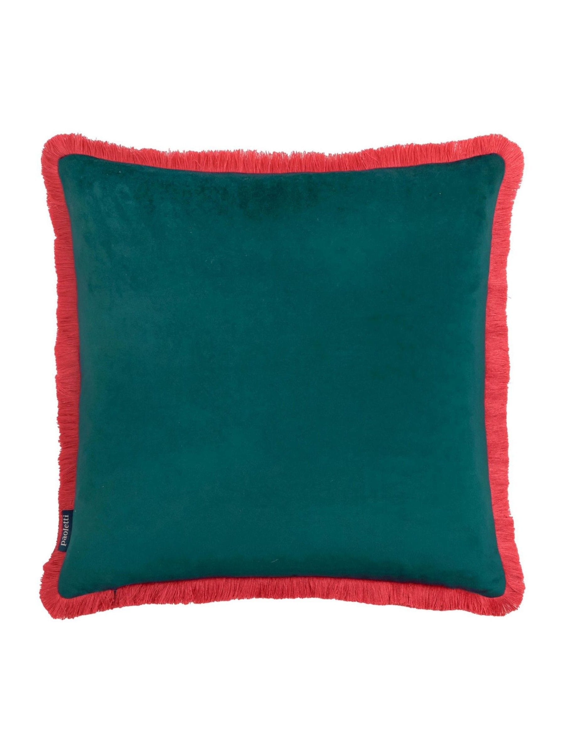 Furn teal croc cushion 45x45 cm, imported from the UK