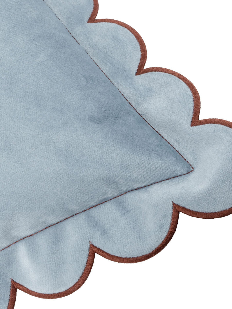 Furn Natural Les Petite Fleurs gingham cushion 30x50cm, UK version
