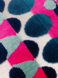Furn metro abstract velvet cushion 40x59cm - British product