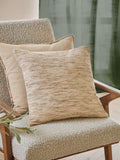 Yard Oatmeal Malvern Chenille Feather Filled Cushion