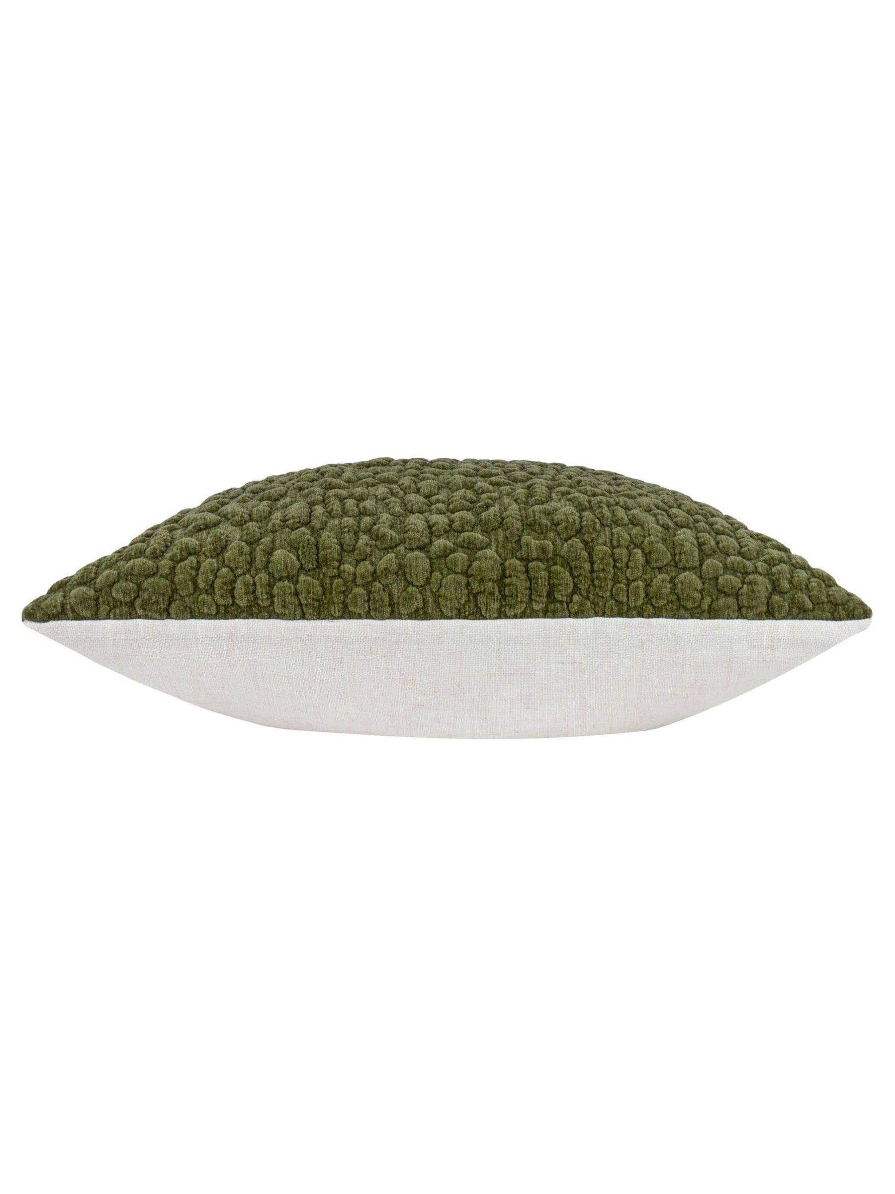 Yard Lichen pebble textured chenille cushion 45x45 - British product