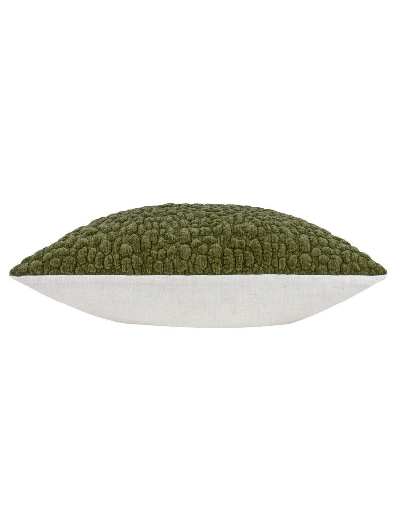 Yard Lichen pebble textured chenille cushion 45x45 - British product
