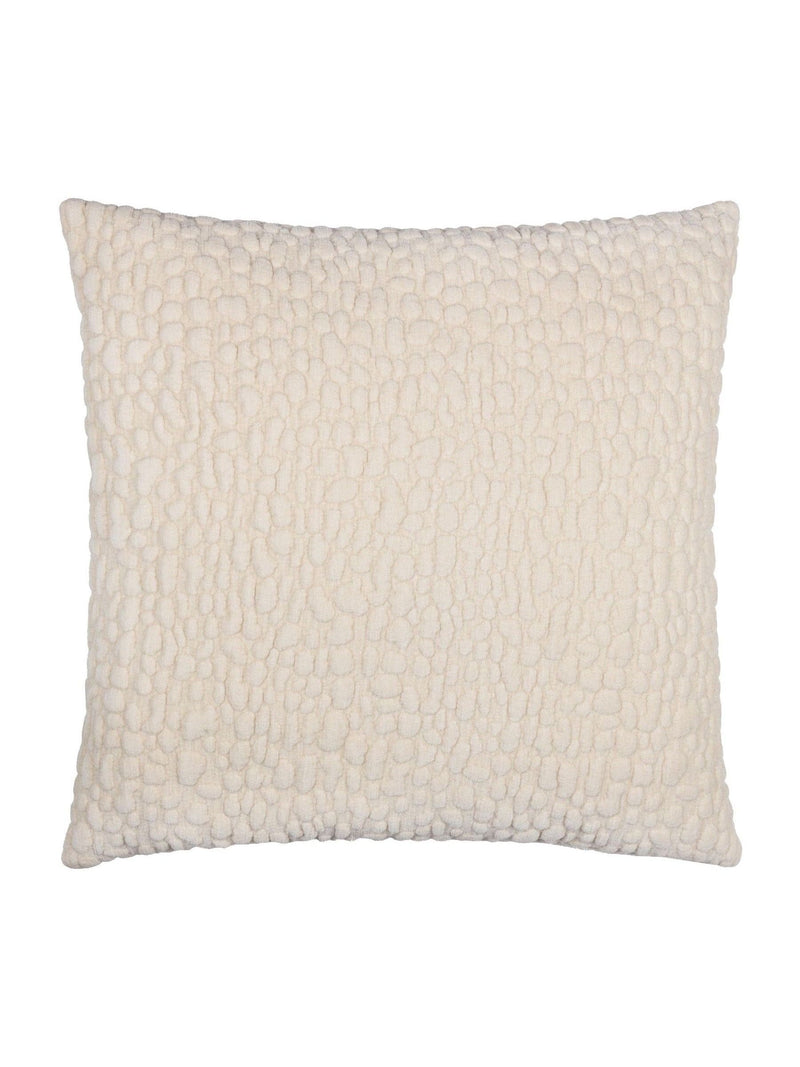 Yard natural pebble textured chenille cushion 45x45 - British product