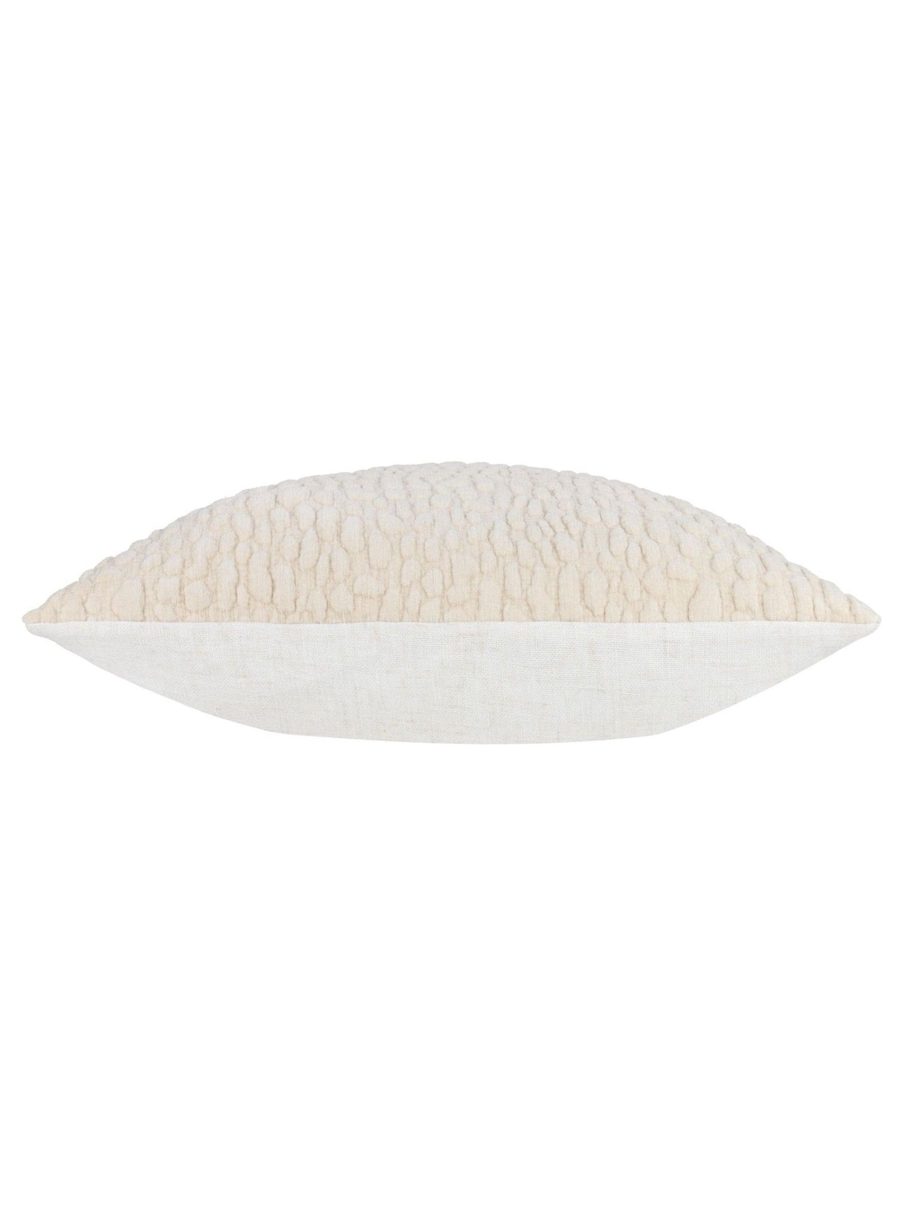 Yard natural pebble textured chenille cushion 45x45 - British product