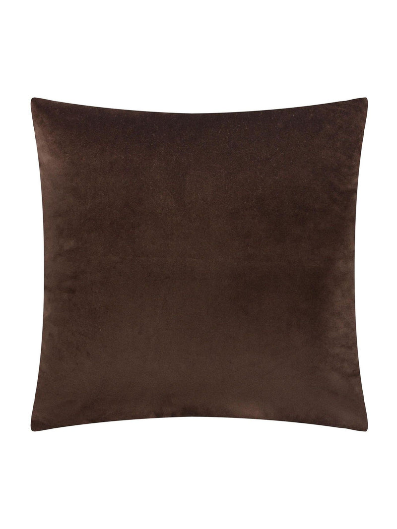 HÖEM Soren cut velvet cushion brown 45x45 - British product