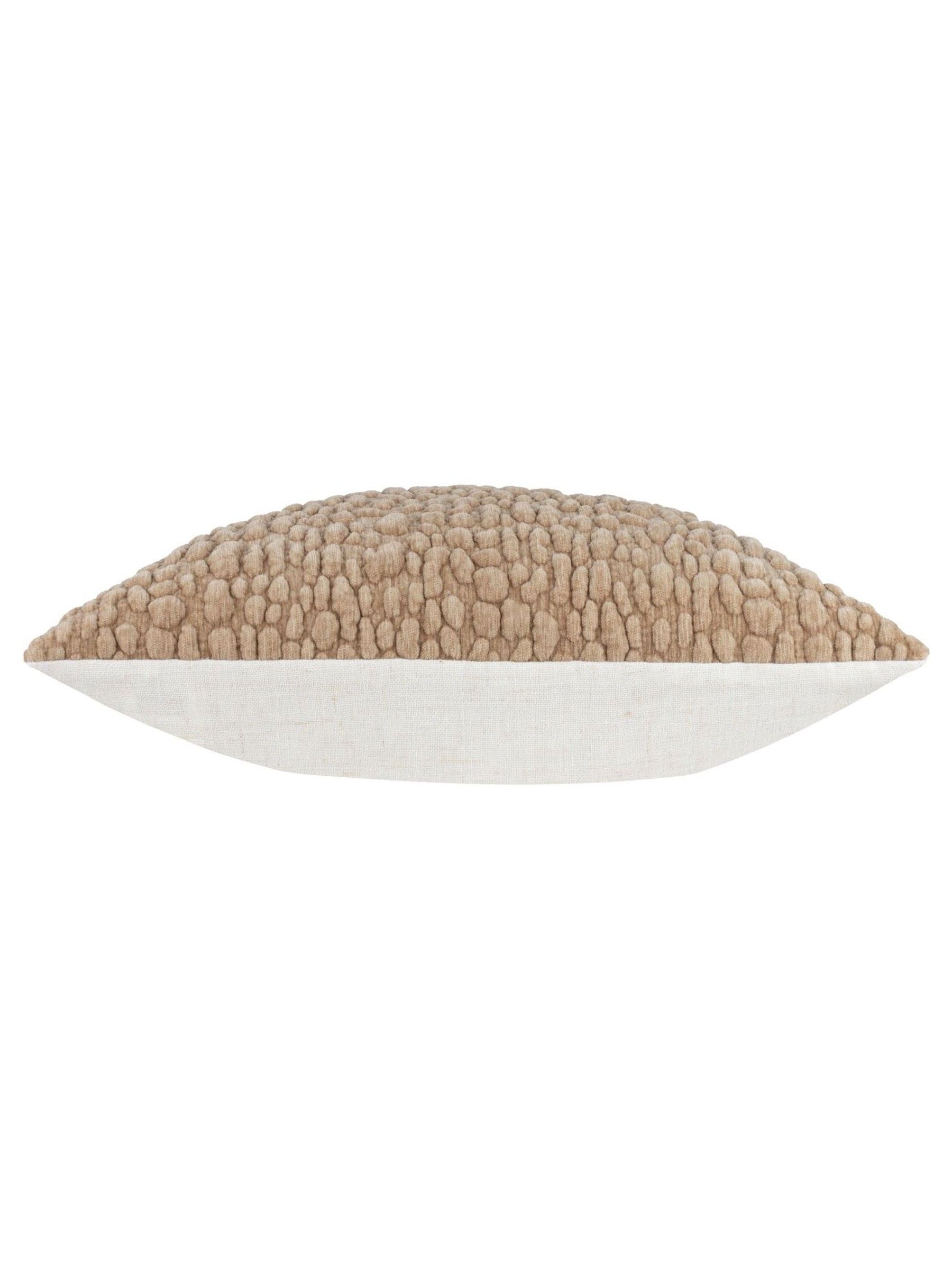 Yard Stone pebble chenille feather cushion 45x45cm - British product
