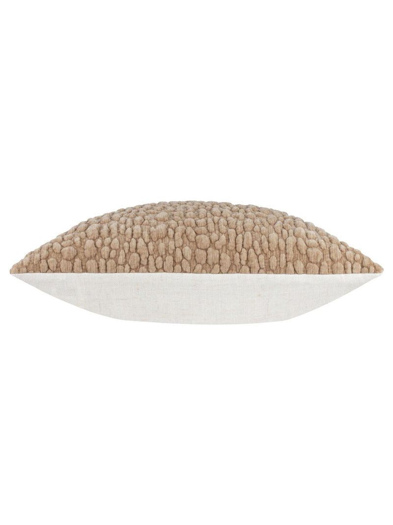 Yard Stone pebble chenille feather cushion 45x45cm - British product