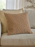 Yard Stone Pebble Textured Chenille Feather Filled Cushion