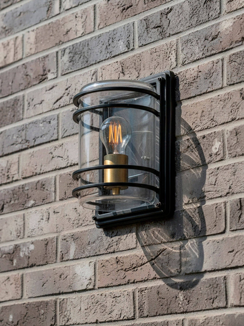 BHS Bardo Bulkhead Lantern antique bronze - British product