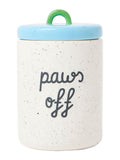 Oliver Bonas Paws Off ceramic pet jar 19cm (British brand)
