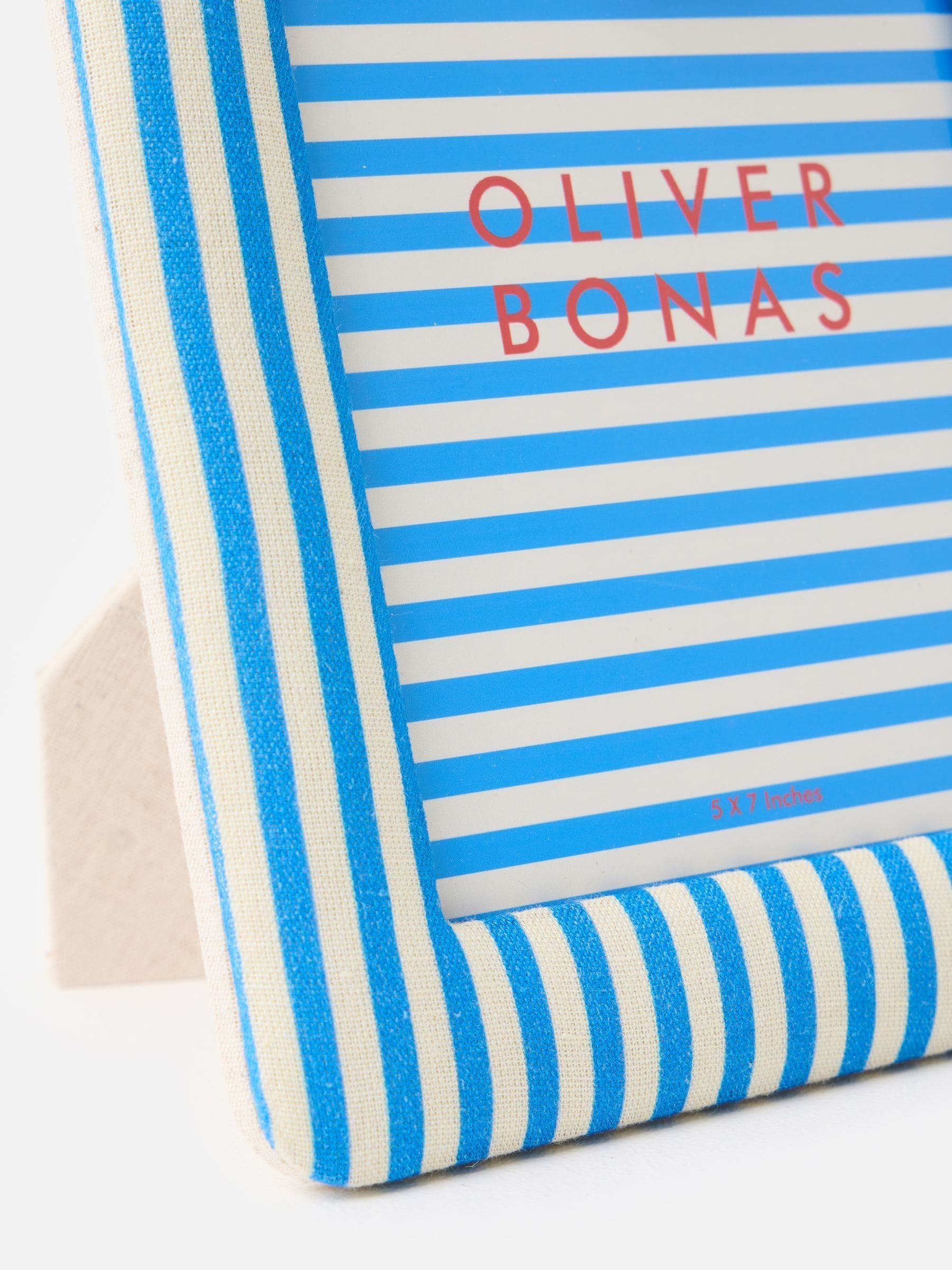 Oliver Bonas blue white cherry photo frame 5x7 - British product
