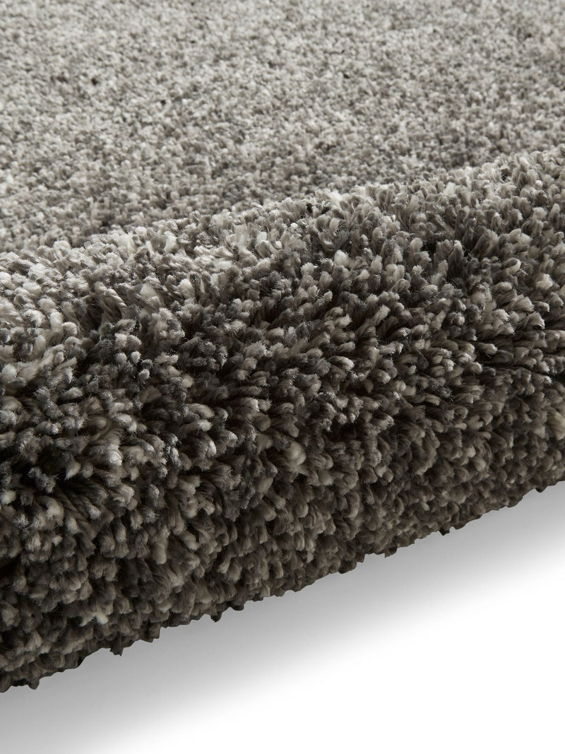 Think Rugs Silver Vista shaggy rug 5cm pile - British product