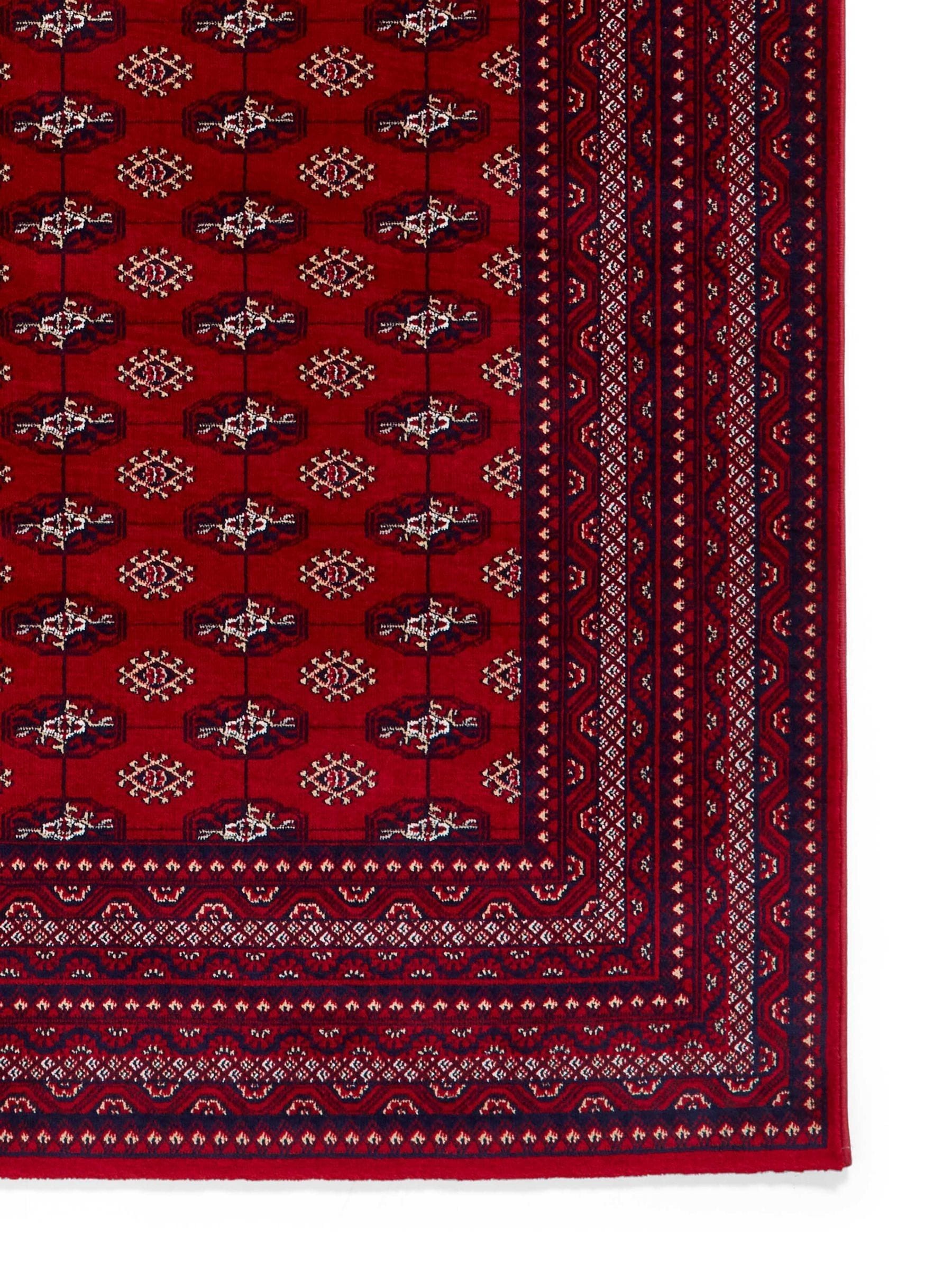 Think Rugs Red Dubai traditional rug (British brand)