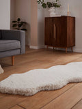 Think Rugs beige Super Teddy shaggy rug 60x180cm (British brand)