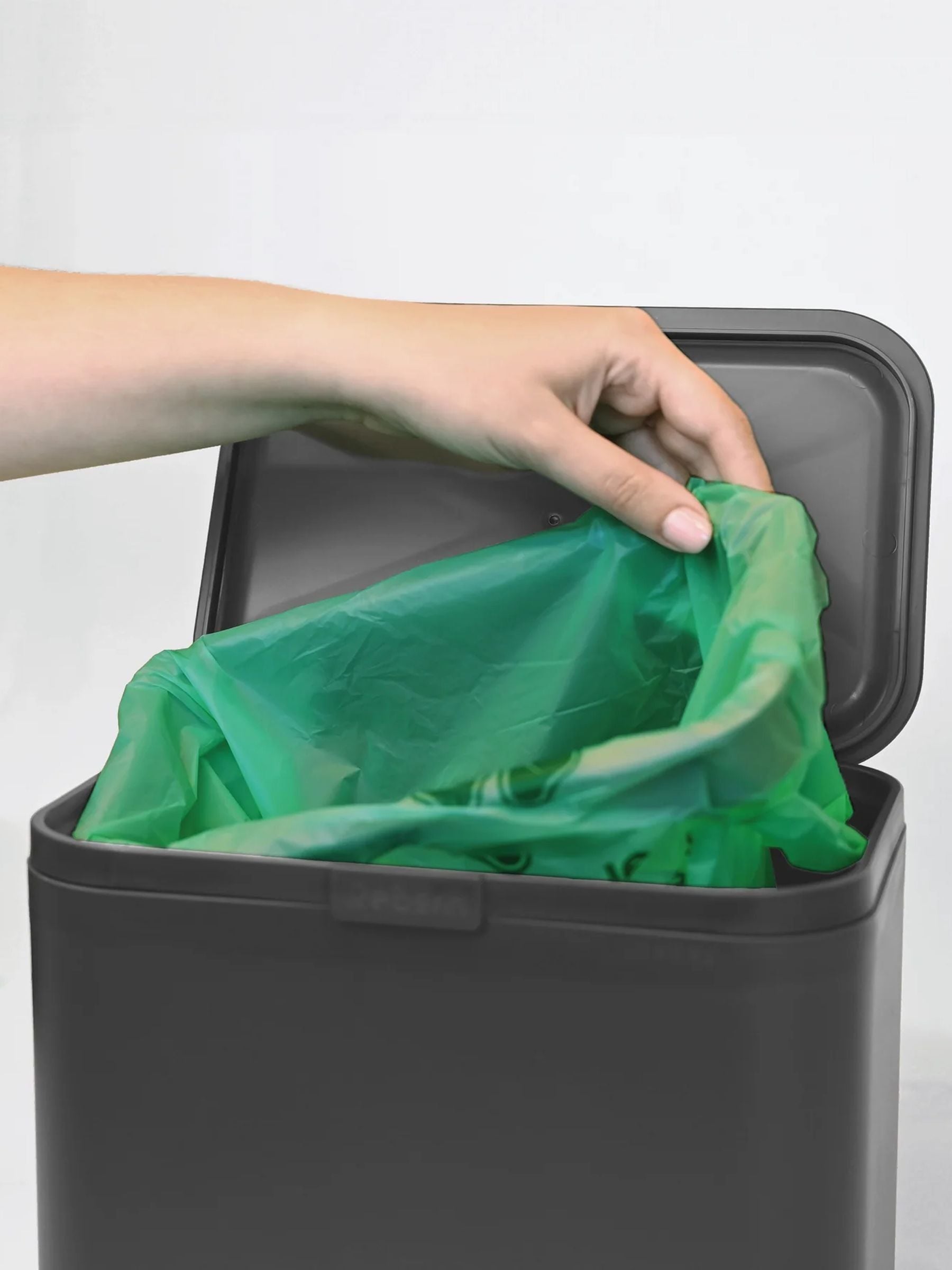 ReBorn dark grey food waste bin British brand