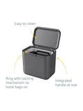ReBorn dark grey food waste bin British brand
