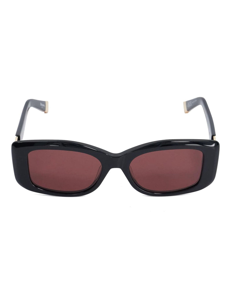 Dune London black rectangular sunglasses acetate - British product