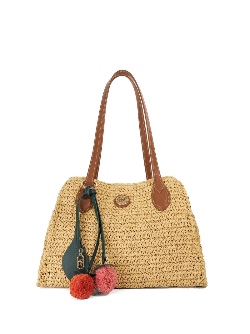 Dune London Natural Devotedly raffia shopper bag, UK version
