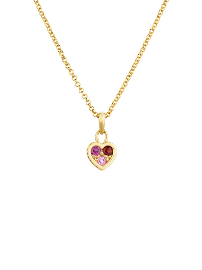 Dinny Hall gold heart charm pendant adjustable chain - British product