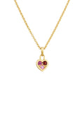 Dinny Hall gold heart charm pendant adjustable chain - British product