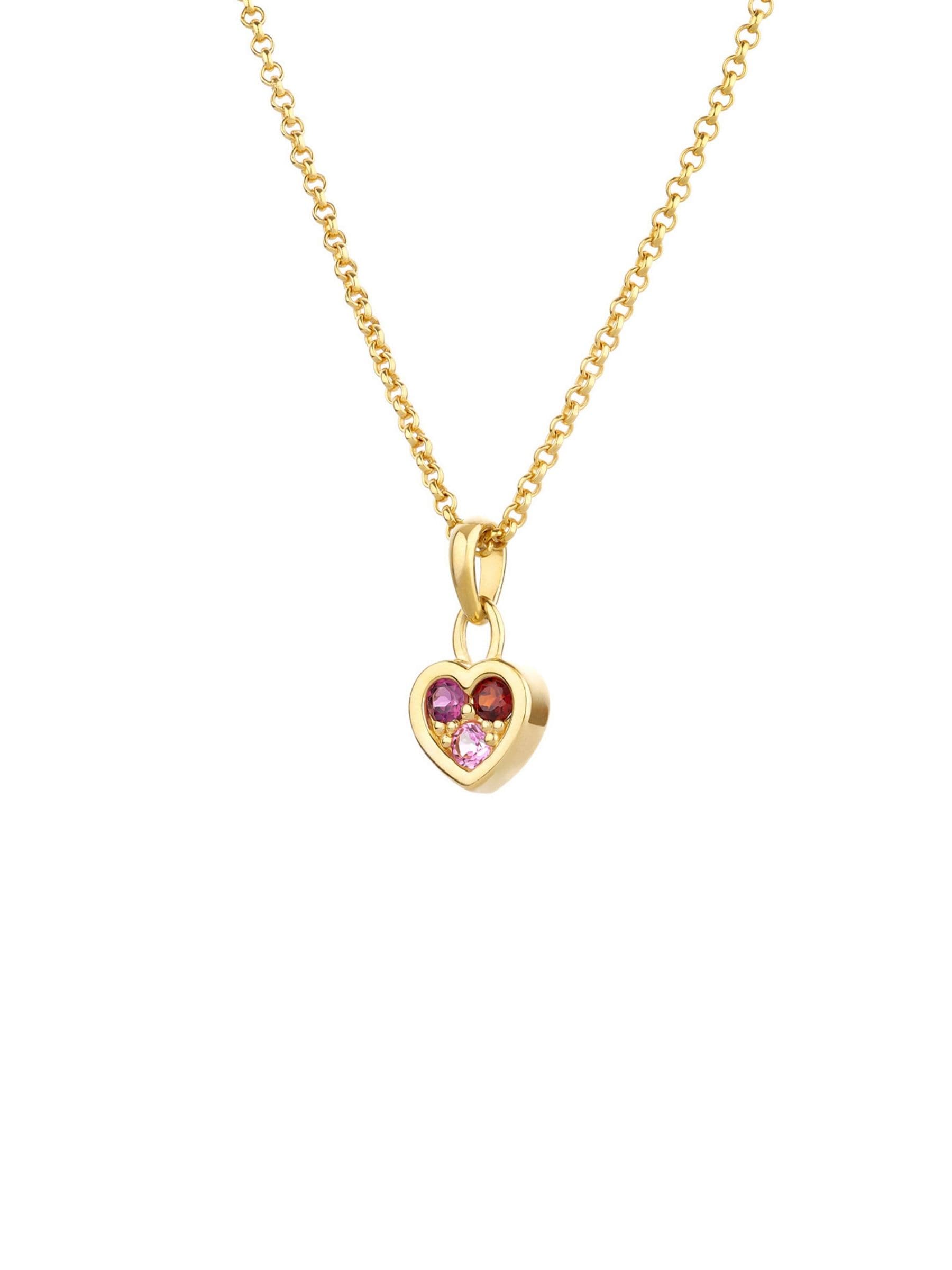 Dinny Hall gold heart charm pendant adjustable chain - British product