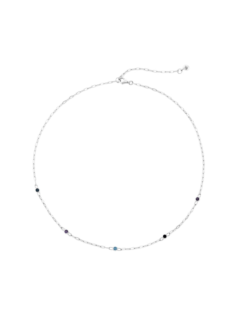 Dinny Hall coloured gemstone chain necklace, UK version