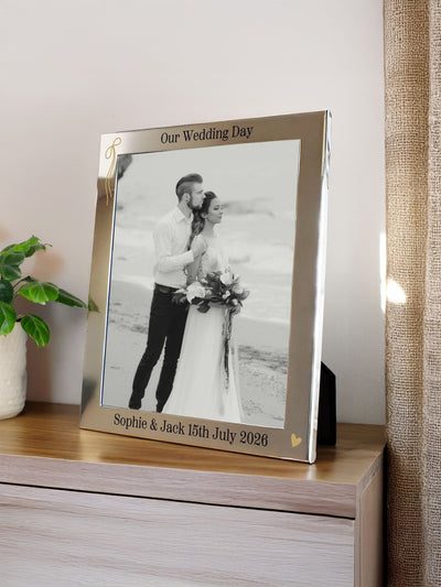 Next PMC Personalised 8x10 Silver Photo Frame- Buy online at McGrocer