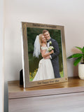 PMC personalised silver photo frame 8x10 - British brand