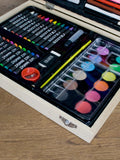 Treat Republic orange colouring set personalised wooden box - British product