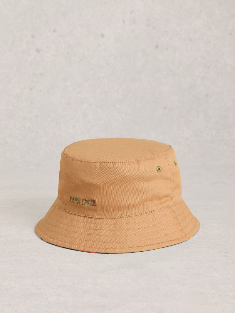 White Stuff green reversible bucket hat, UK version
