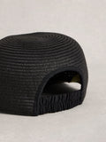 White Stuff black woven cap (British brand)