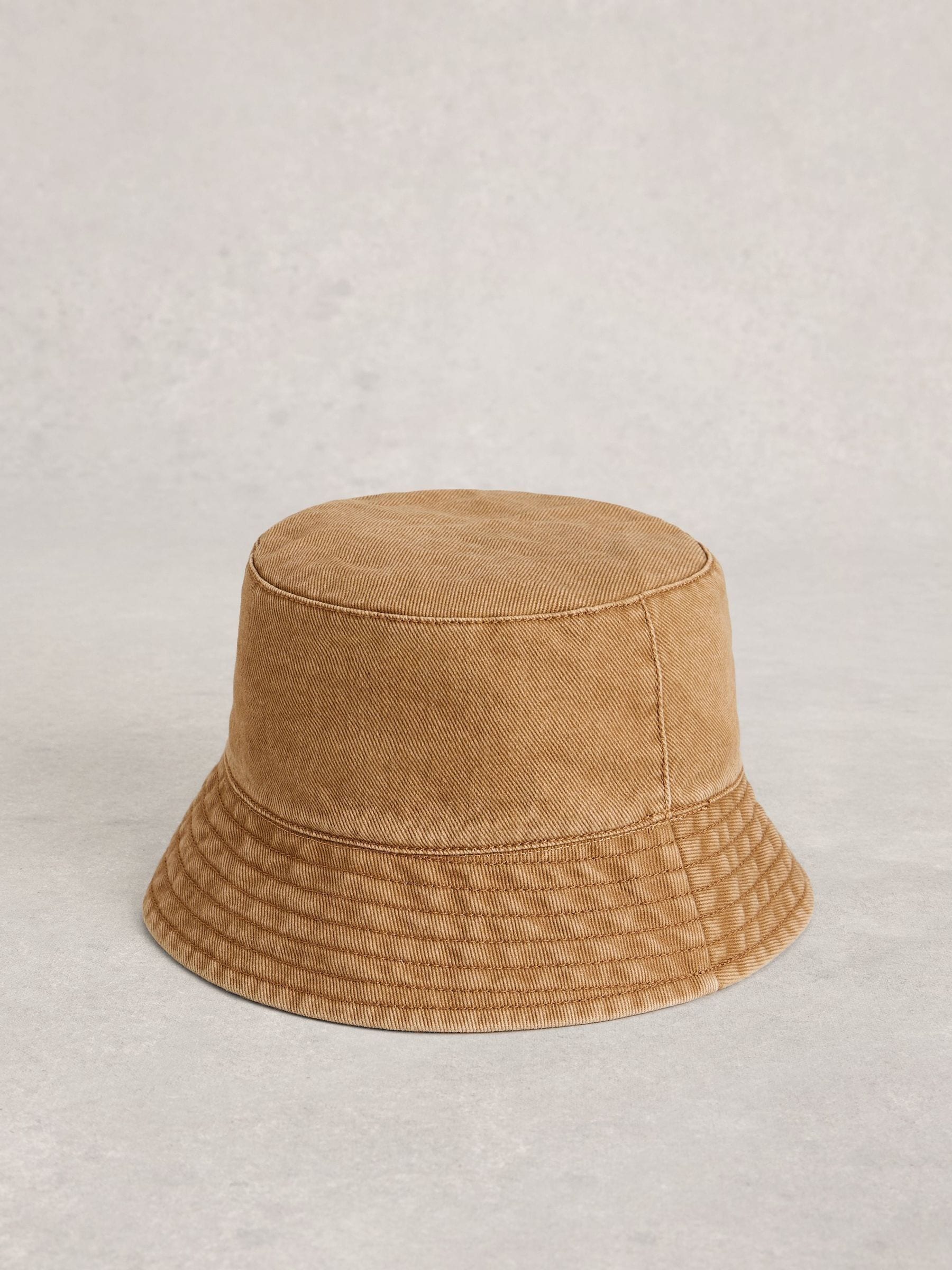 White Stuff natural washed bucket hat, imported from the UK