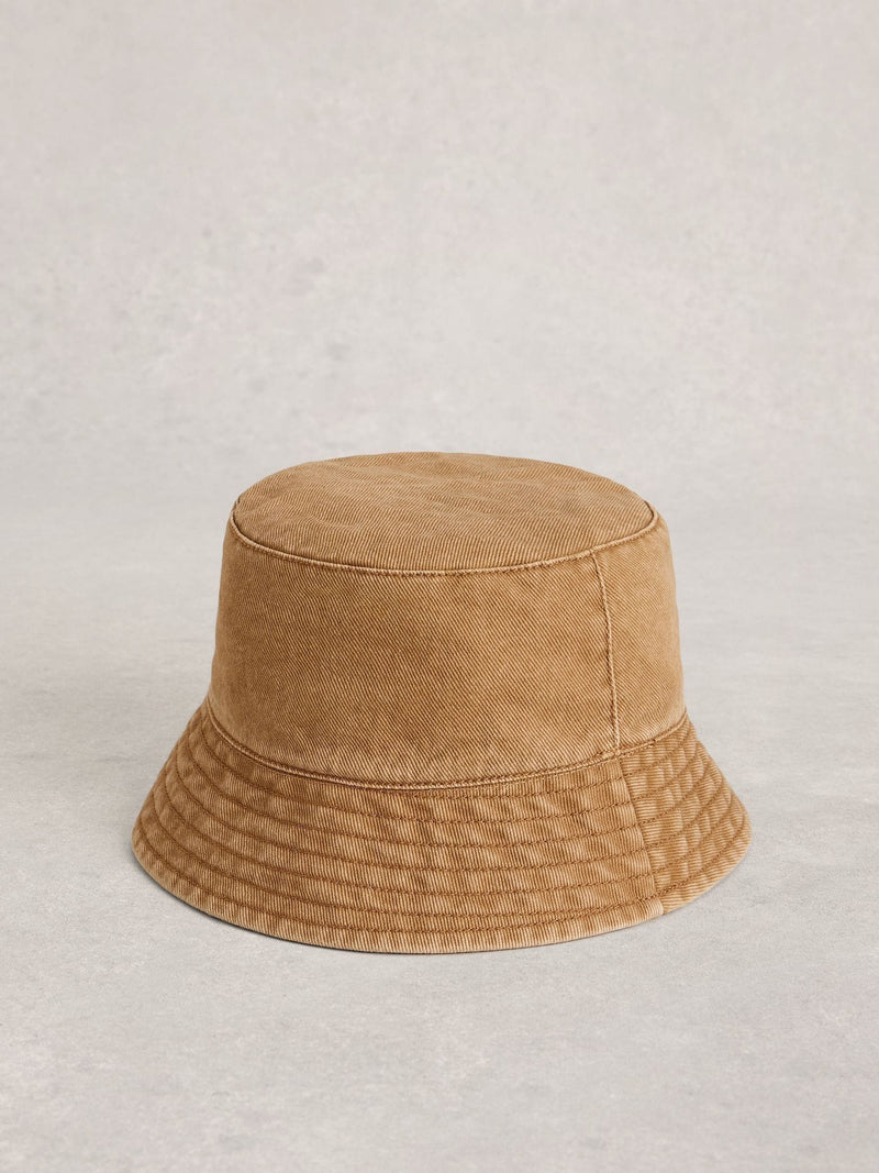 White Stuff natural washed bucket hat, imported from the UK