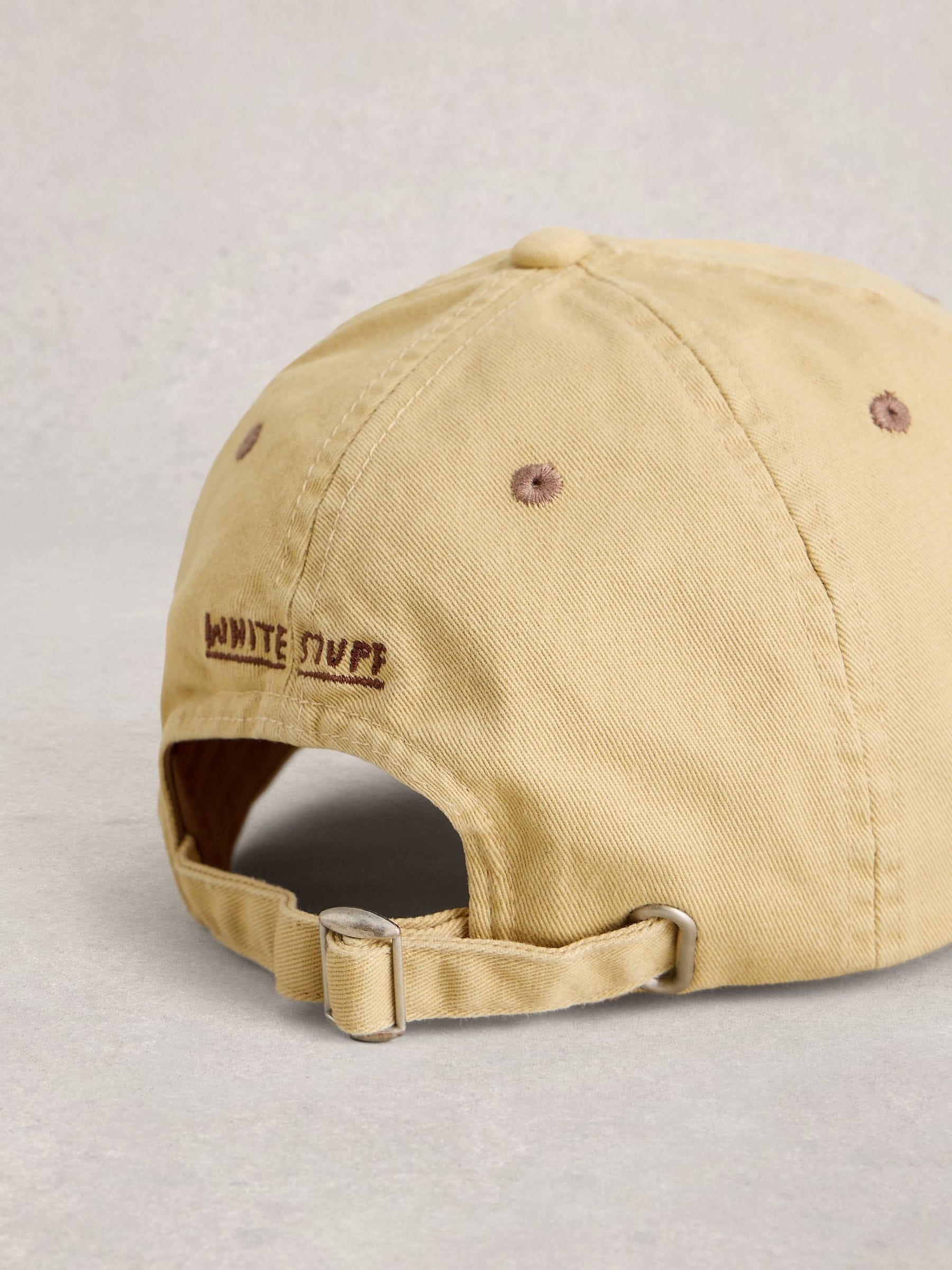 White Stuff yellow cotton baseball cap - British product
