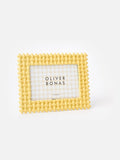 Oliver Bonas yellow lattice photo frame 4x6, UK version