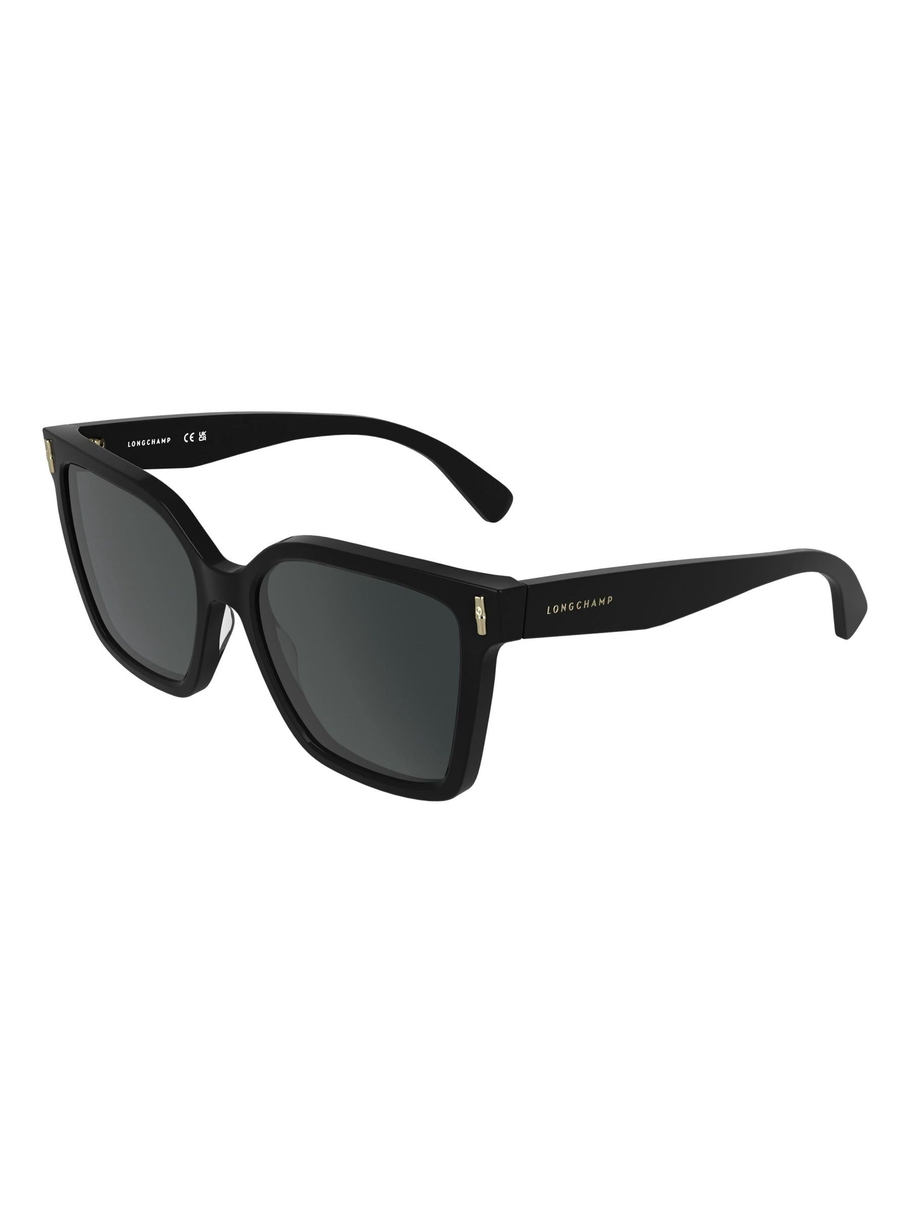 Longchamp black Lo802S acetate sunglasses (British brand)