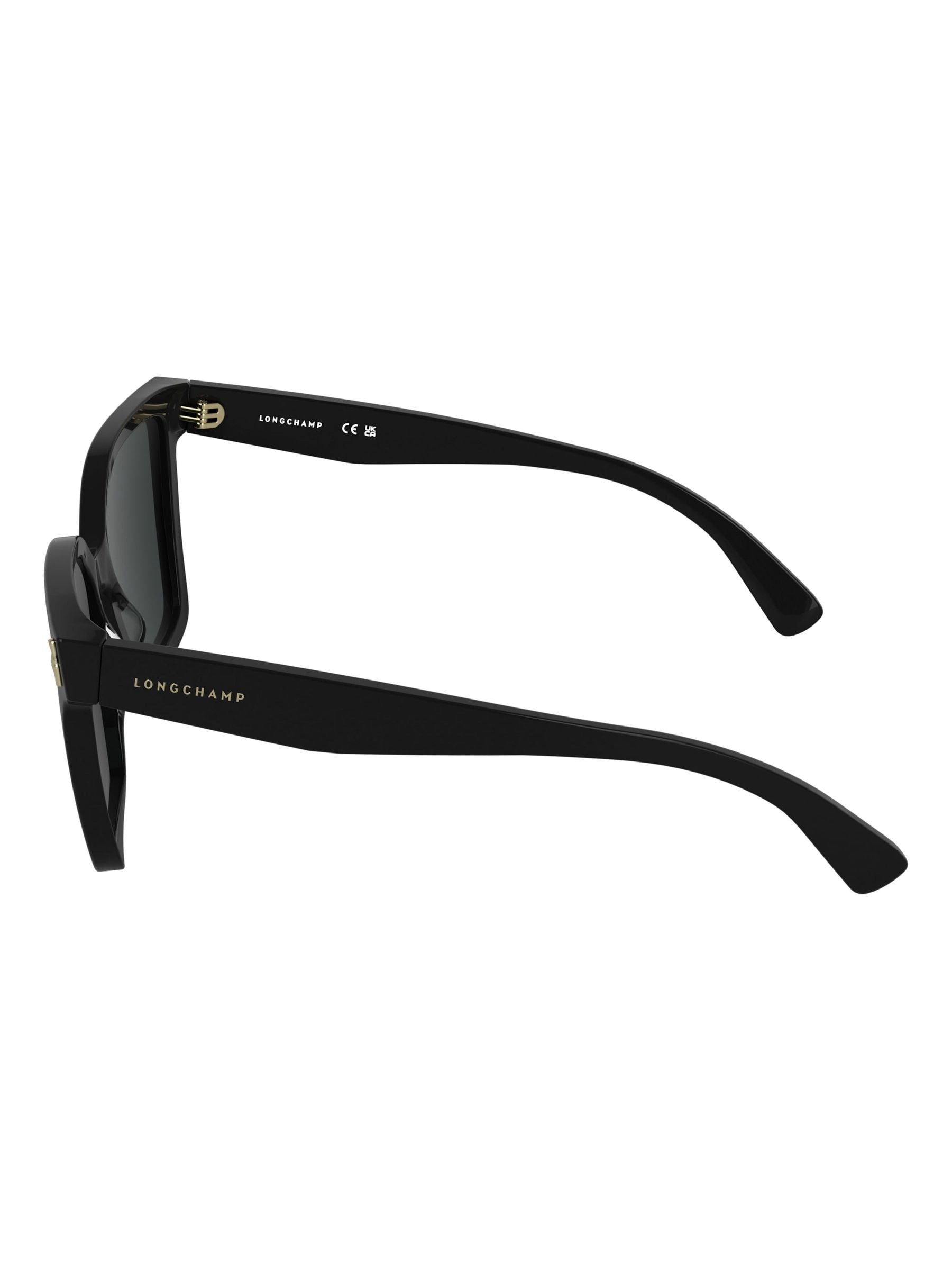 Longchamp black Lo802S acetate sunglasses (British brand)