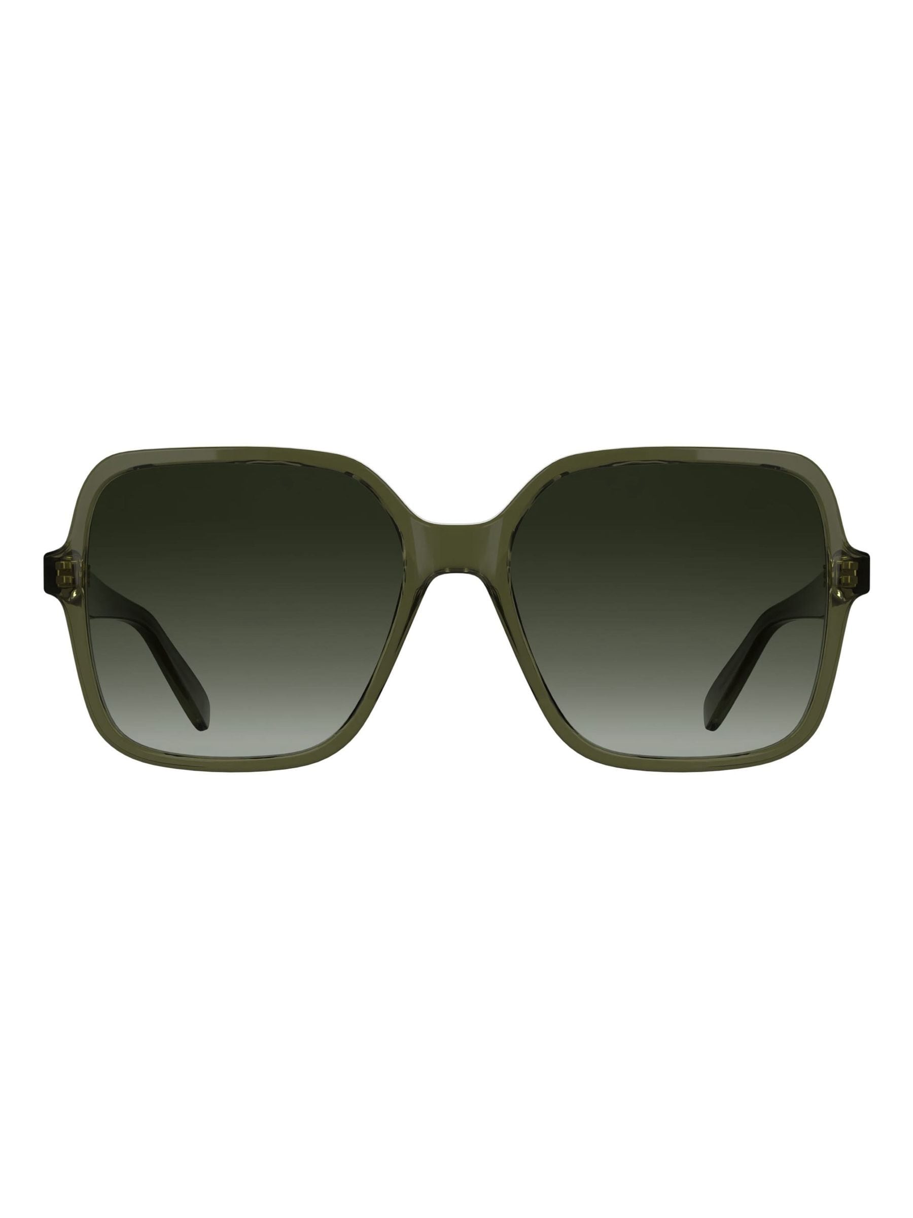 Longchamp Brown Lo808S oversized rectangular sunglasses (British brand)