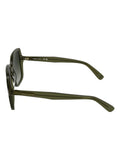 Longchamp Brown Lo808S oversized rectangular sunglasses (British brand)