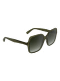 Longchamp Brown Lo808S oversized rectangular sunglasses (British brand)